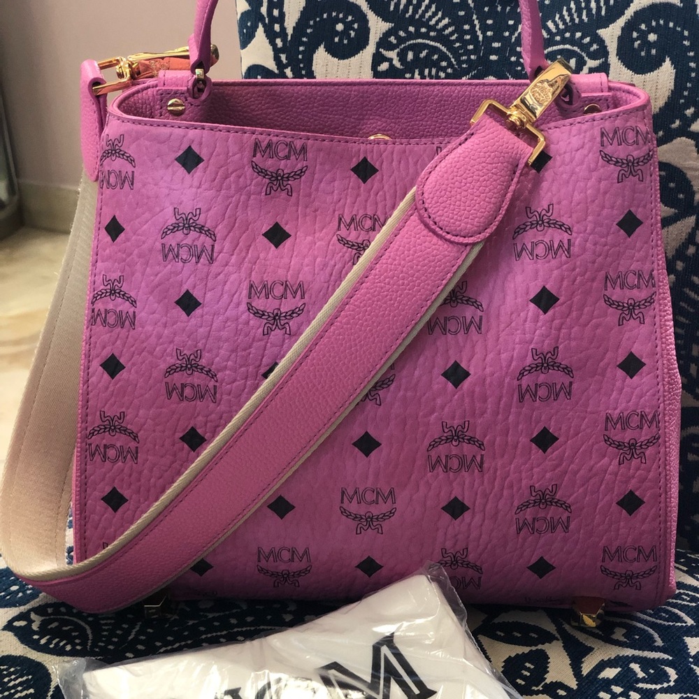 MCM- pink tote- limited edition